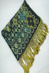 Koyu Kahve Bej Pashmina Şal