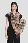Lila %100 Pashmina Şal