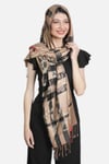 Lila %100 Pashmina Şal