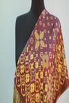 Mürdüm Gold Pashmina Şal