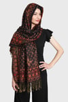 Siyah Kiremit Pashmina Şal