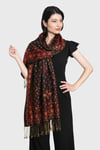 Siyah Kiremit Pashmina Şal