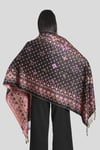 Siyah Pembe Pashmina Şal