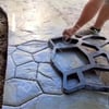 1  Adet Bahçe Taş Kalıp Beton Kalıbı Zemin Kaplama Kalıbı 42x40 Cm Sirius Desen / Bsr Garden