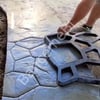 2  Adet Bahçe Taş Kalıp Beton Kalıbı Zemin Kaplama Kalıbı 42x40 Cm Sirius Desen / Bsr Garden