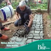2  Adet Bahçe Taş Kalıp Beton Kalıbı Zemin Kaplama Kalıbı 42x40 Cm Sirius Desen / Bsr Garden