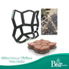 3  Adet Bahçe Taş Kalıp Beton Kalıbı Zemin Kaplama Kalıbı 42x40 Cm Sirius Desen / Bsr Garden