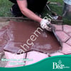 4 Adet Bahçe Taş Kalıp Beton Kalıbı Zemin Kaplama Kalıbı 42x40 Cm Sirius Desen/ Bsr Garden