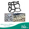 8 Adet Bahçe Taş Kalıp Beton Kalıbı Zemin Kaplama Kalıbı 42x40 Cm Sirius Desen / Bsr Garden