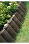 Ahşap Görünümlü Çim Bordürü  / Çim Ayırıcı - 10 Adet / 2,3 Metre BSR Garden