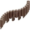 Ahşap Görünümlü Çim Bordürü  / Çim Ayırıcı - 10 Adet / 2,3 Metre BSR Garden