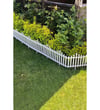 Beyaz Dekoratif Bahçe Çiti Plastik Çit Peyzaj Koruma Panel Çit 1 Adet 59 Cm Bsr Garden