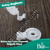 Beyaz Gölgelik Klipsi UV Katkılı 25 Adet Bsr Garden
