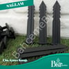 Çim Sınırlandırıcı Sabitleme Kazığı / Çivisi 100 Adet Bsr Garden