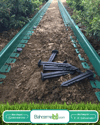 Çim Sınırlayıcı Düz 2.5 METRE Yeşil -Çim Ayırıcı