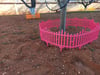 Pembe Dekoratif Bahçe Çiti Plastik Çit Peyzaj Koruma Panel Çit 1 Adet 59 Cm Bsr Garden