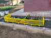 Sarı Dekoratif Bahçe Çiti Plastik Çit Peyzaj Koruma Panel Çit 1 Adet 59 Cm Bsr Garden