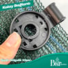 Siyah Gölgelik Tokası / Klipsi 10 Adet Bsr Garden