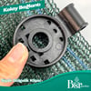 Siyah Gölgelik Tokası / Klipsi 25 Adet Bsr Garden
