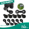 Siyah Gölgelik Tokası / Klipsi 25 Adet Bsr Garden