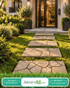 Taş Desen Beton Adım Taşı BSR Garden