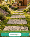Taş Desen Beton Adım Taşı BSR Garden