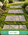Taş Desen Beton Adım Taşı BSR Garden