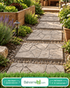 Taş Desen Beton Adım Taşı BSR Garden