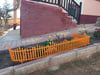Turuncu Dekoratif Bahçe Çiti Plastik Çit Peyzaj Koruma Panel Çit 1 Adet 59 Cm Bsr Garden