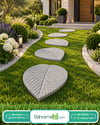 Yaprak Desen Çim Ve Adım Taşı Kalıbı ( Bsr Garden )
