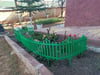 Yeşil Dekoratif Bahçe Çiti Plastik Çit Peyzaj Koruma Panel Çit 1 Adet 59 Cm Bsr Garden