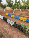 Yeşil Dekoratif Bahçe Çiti Plastik Çit Peyzaj Koruma Panel Çit 1 Adet 59 Cm Bsr Garden