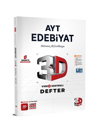 3D Yayınları AYT  Edebiyat Video Destekli Defter