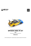 Pop Race Honda NSX-R GT Spoon Sports 1:64 Diecast Model Araba PR640310