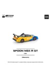 Pop Race Honda NSX-R GT Spoon Sports 1:64 Diecast Model Araba PR640310