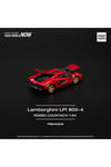Pop Race Lamborghini LPI 800-4 Rosso Countach Kırmızı 1:64 Diecast Model Araba