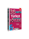 Yargı Ders Arkadaşım 6.Sınıf Türkçe 36 Haftalık Ödev Föyleri