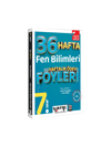 Yargı Ders Arkadaşım 7.Sınıf Fen Bilimleri 36 Haftalık Ödev Föyleri