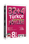 Yargı Ders Arkadaşım 8.Sınıf Türkçe 32+4 Haftalık Ödev Föyleri