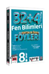 Yargı Ders Arkadaşım 8.Sınıf Fen Bilimleri 32+4 Haftalık Ödev Föyleri