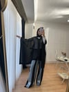 ASİMETRİK ŞİFON SİYAH ÜST