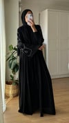 BONCUK İŞLEMELİ ABAYA