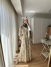 BONCUK İŞLİ UZUN BOHEM ELBİSE