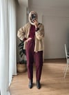 BORDO GABARDİN PANTOLON