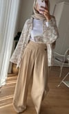 ÇAPRAZ KEMERLİ BOL PAÇA PANTOLON