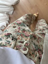 DESENLİ BOL PAÇA DENİM  PANTOLON