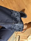DUBLE NAKIŞLI JEAN PANTOLON