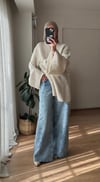 ESKİTME DOKULU JEAN PANTOLON
