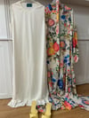 FLORAL DESEN HAKİM YAKA ELBİSE