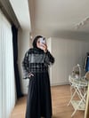 KAFESLİ TÜL MARJİNAL BLUZ